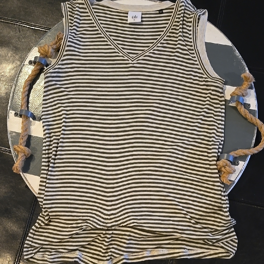 CAbi STRIPED TANK SZ M